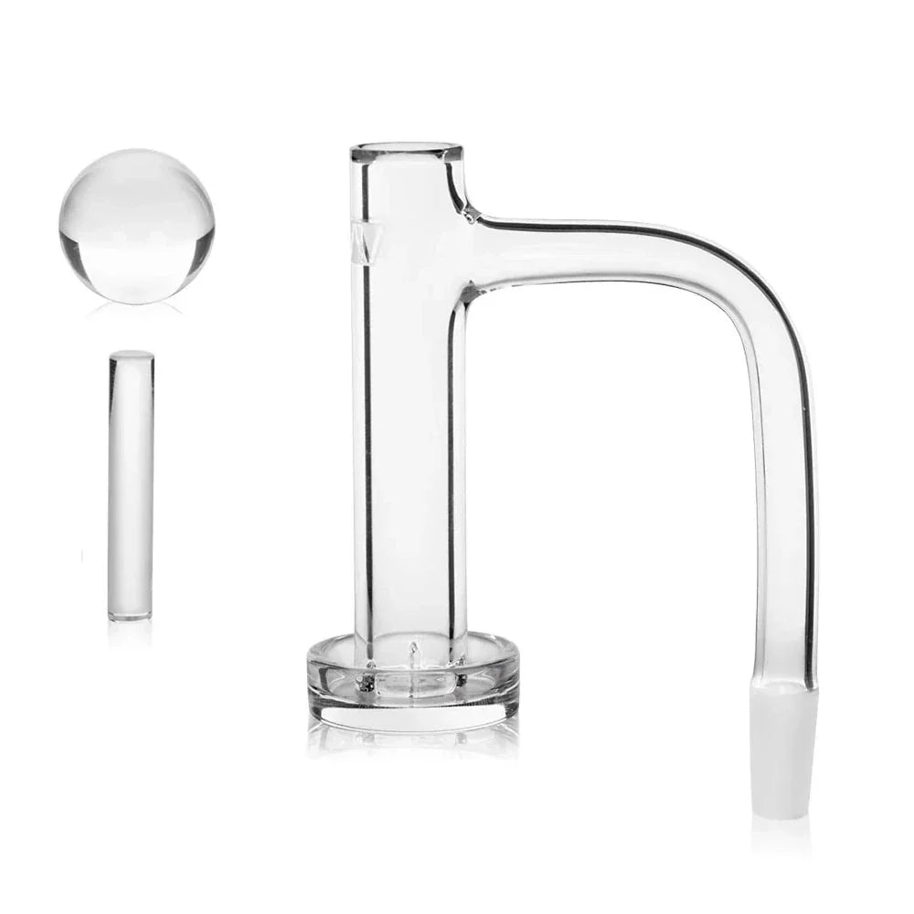 Grav Accessories 10mm 90° Quartz Control Tower Banger Set