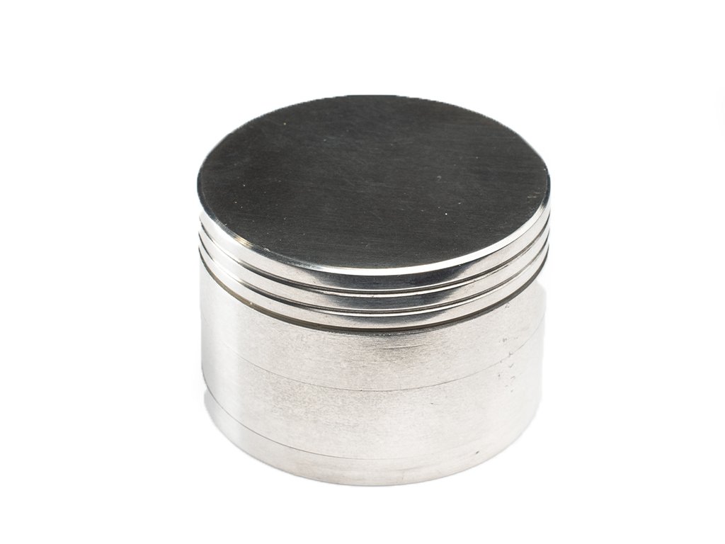 2 Herb Metal Grinder Fat Buddha Glass