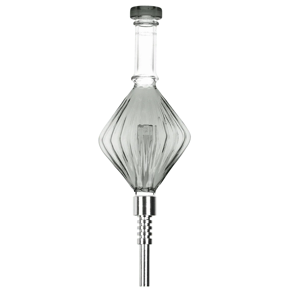 Pulsar Accessories Gray Art Deco Diamond Dab Straw