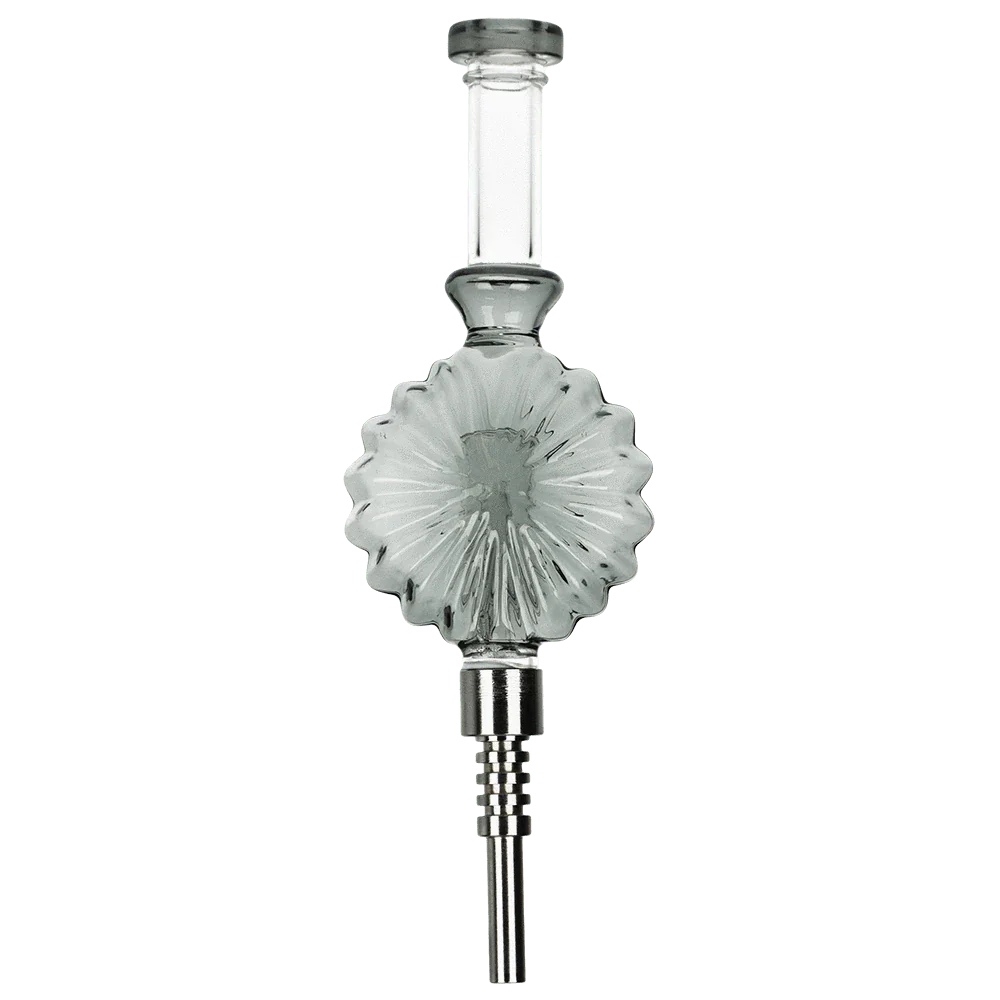 Pulsar Accessories Gray Art Deco Round Dab Straw