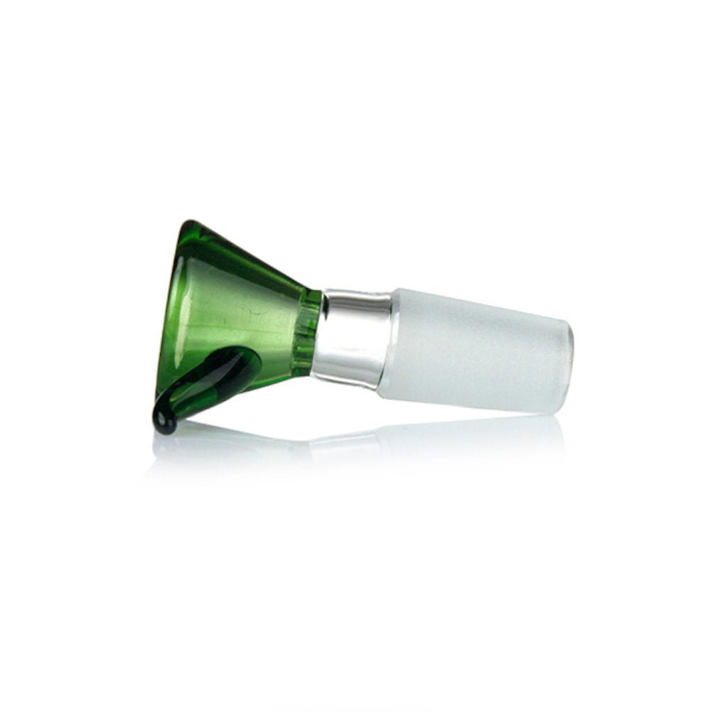 Fat Buddha Glass Accessories Green 18mm Funnel Bowl w/Screen