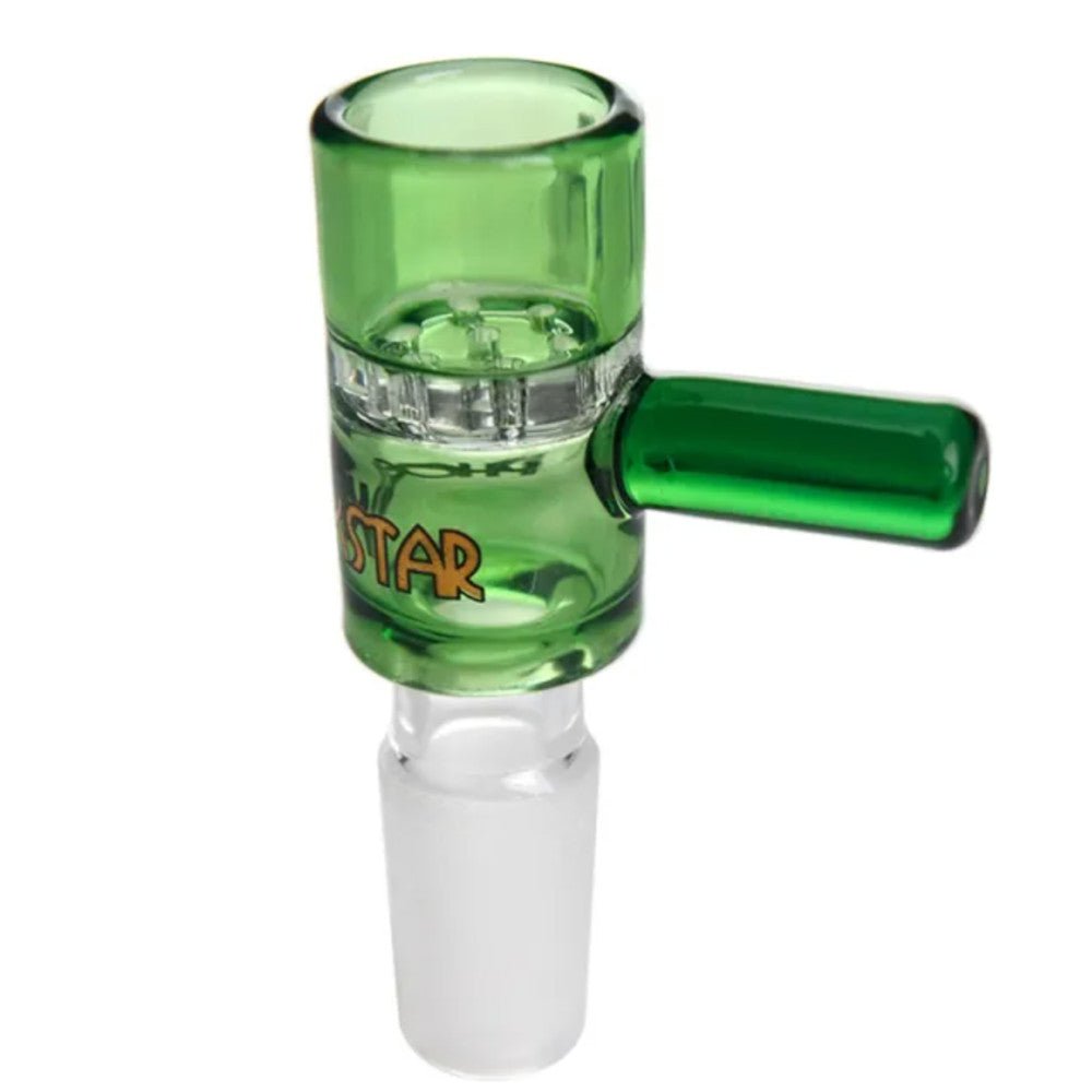 Phoenix Accessories Green 7 Hole Bong Bowl