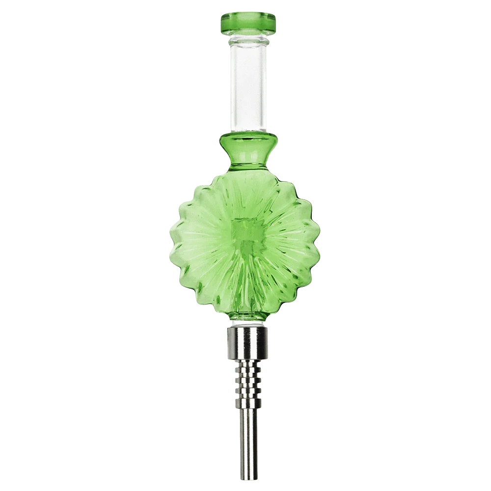 Pulsar Accessories Green Art Deco Round Dab Straw
