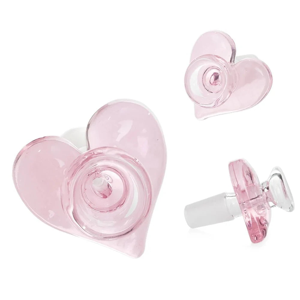 Fat Buddha Glass Accessories Heart Bowl 14mm