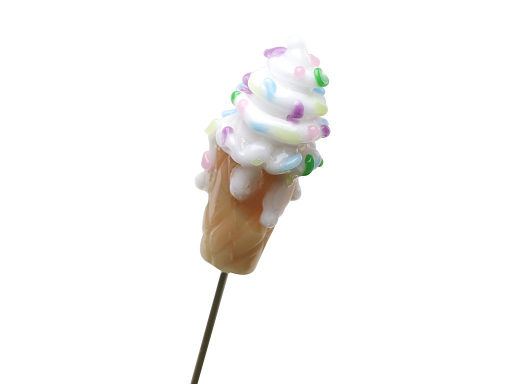 Ice Cream Cone Poker Fat Buddha Glass