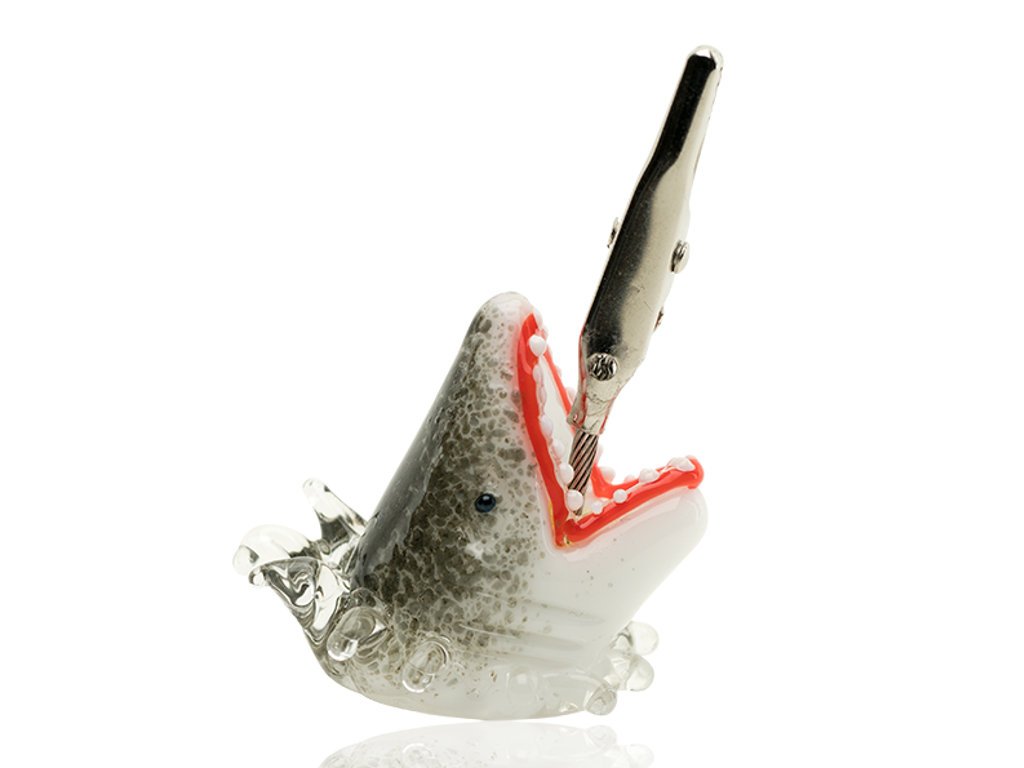 Jawsome Roach Clip Fat Buddha Glass