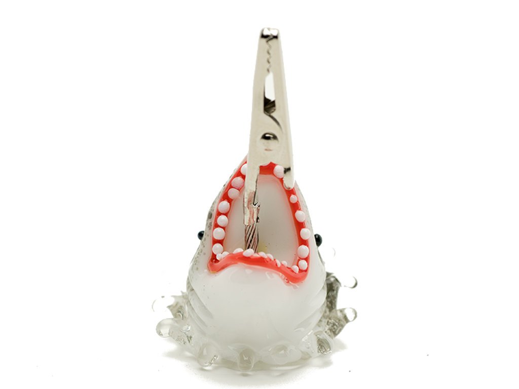 Jawsome Roach Clip Fat Buddha Glass