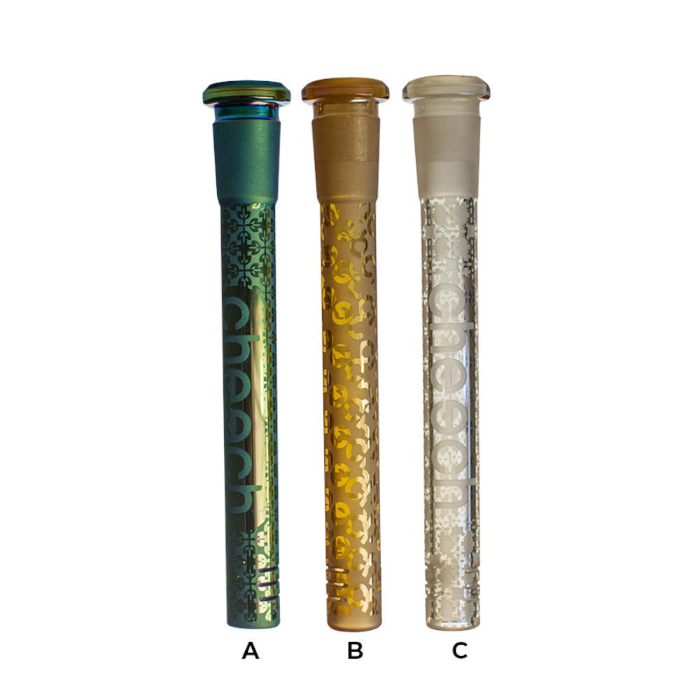 Cheech Glass Accessories Metallic Sandblasted Downstem