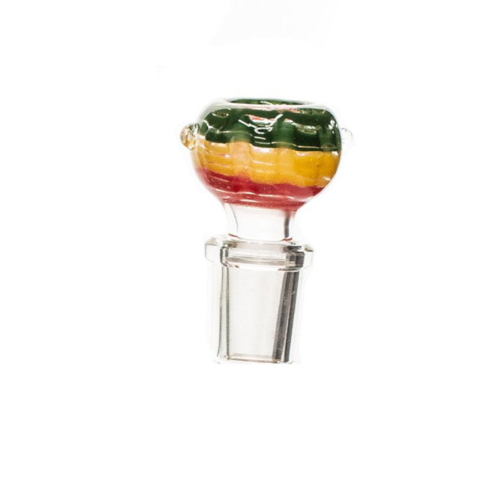 Fat Buddha Glass Accessories Rasta Wrap & Rake 14mm Bong Bowl