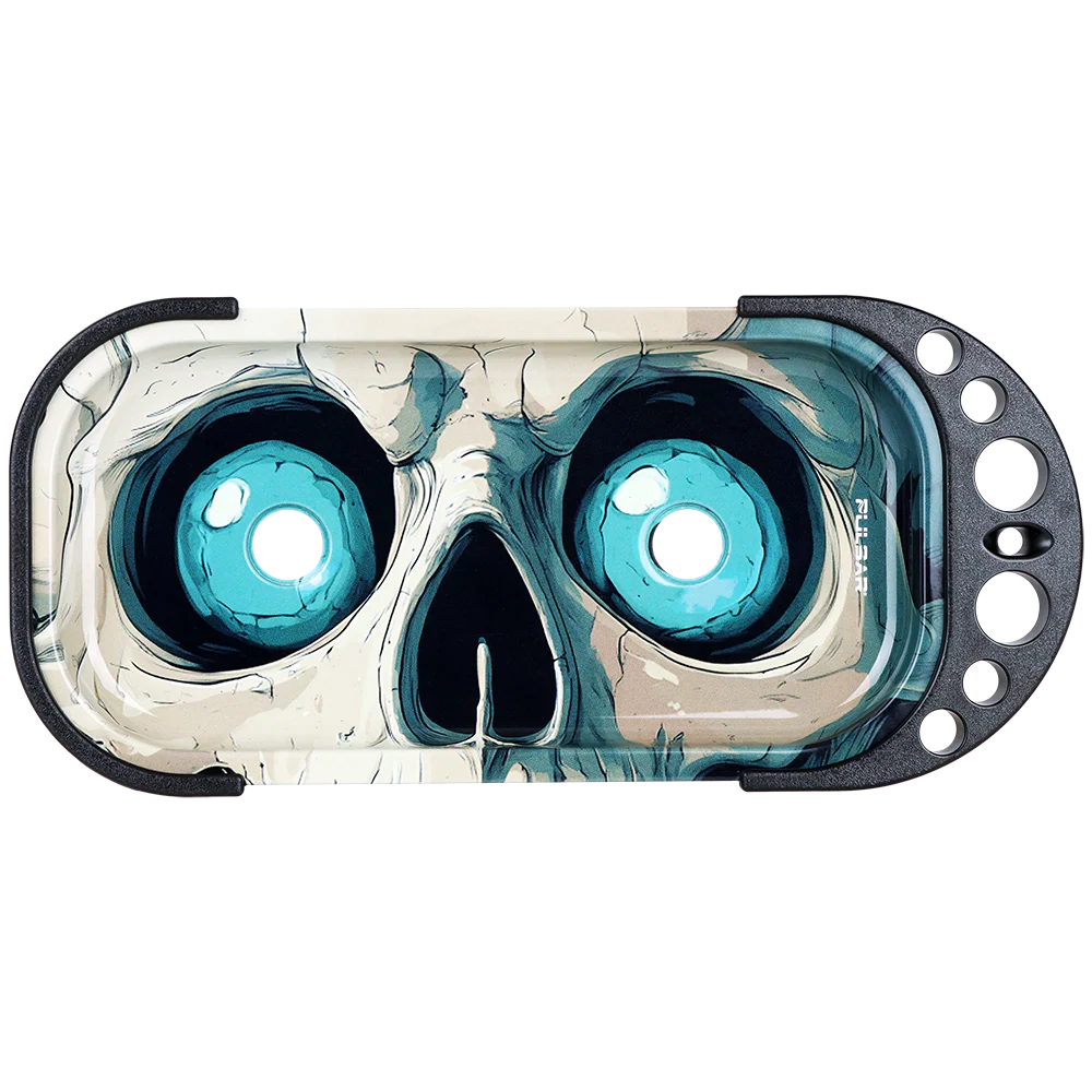 Pulsar Accessories Skull Elevated Cone Rolling Tray