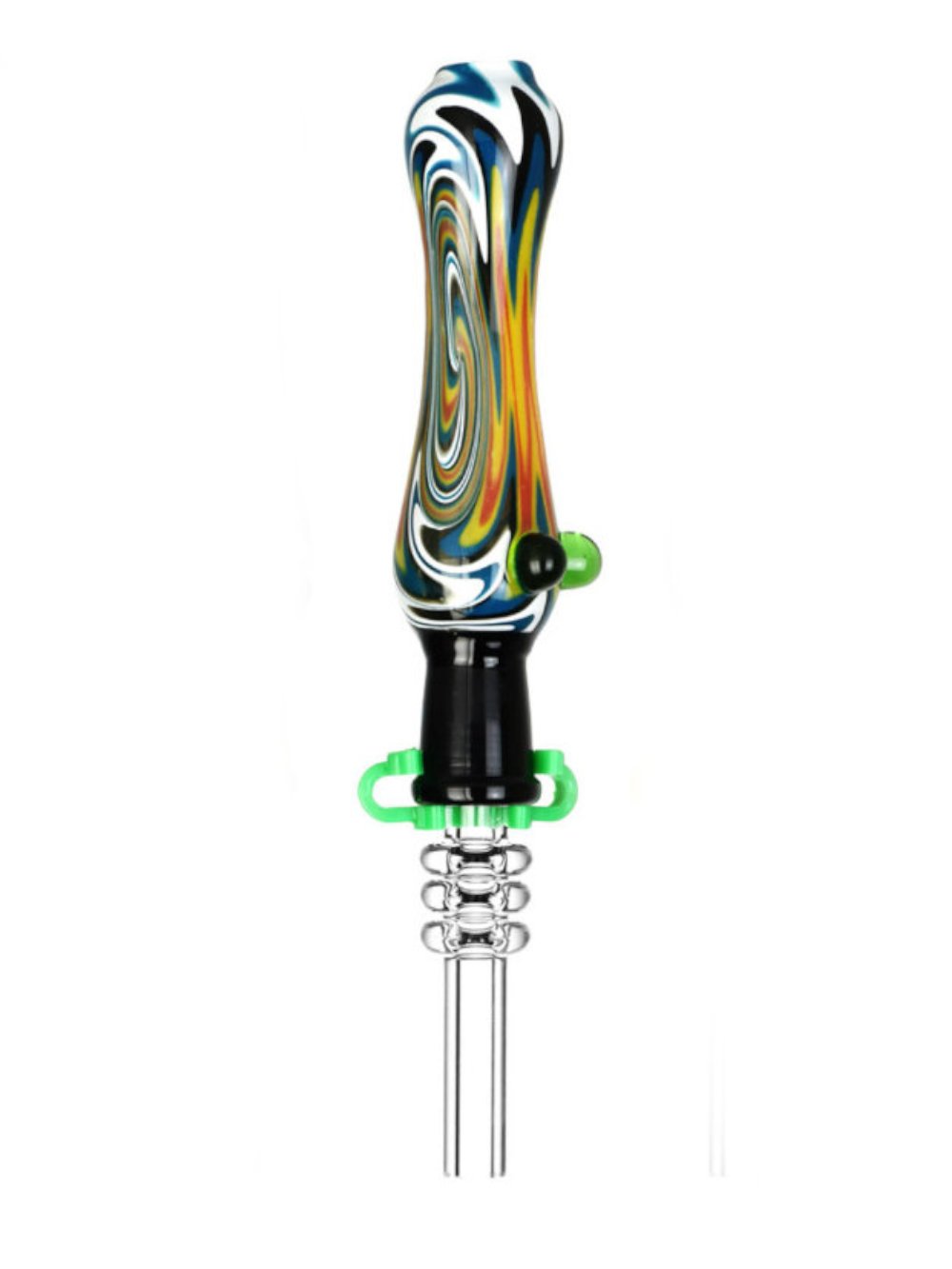 Wig Wag Straw Fat Buddha Glass