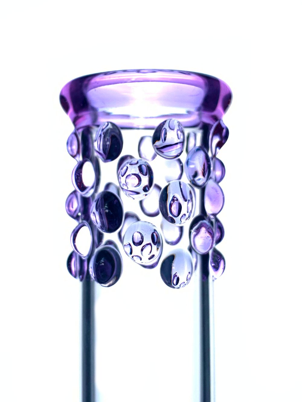 Purple Twist Bong Fat Buddha Glass