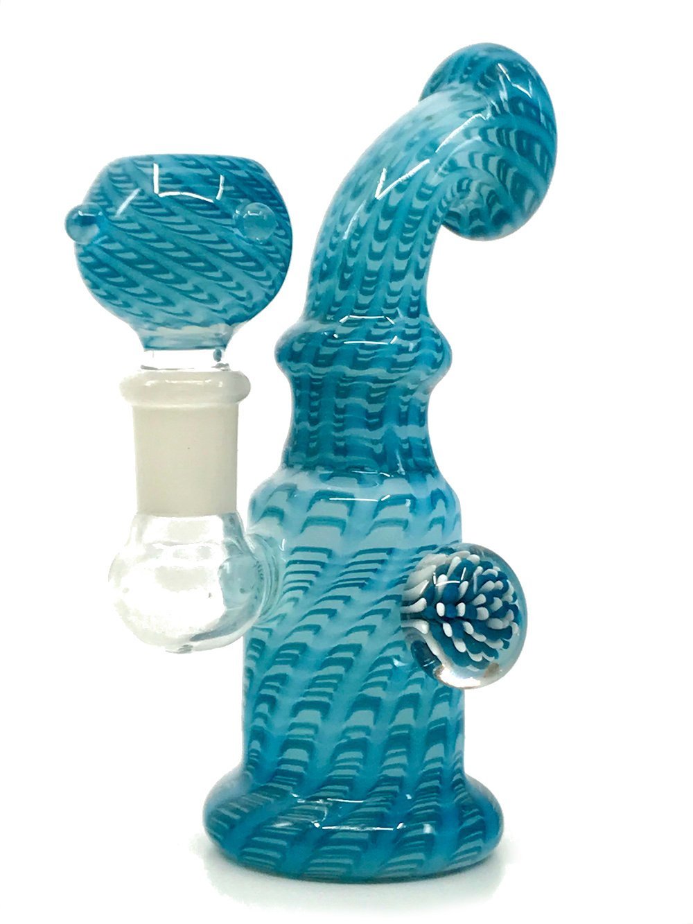 Wrap Rake Marble Bong Fat Buddha Glass