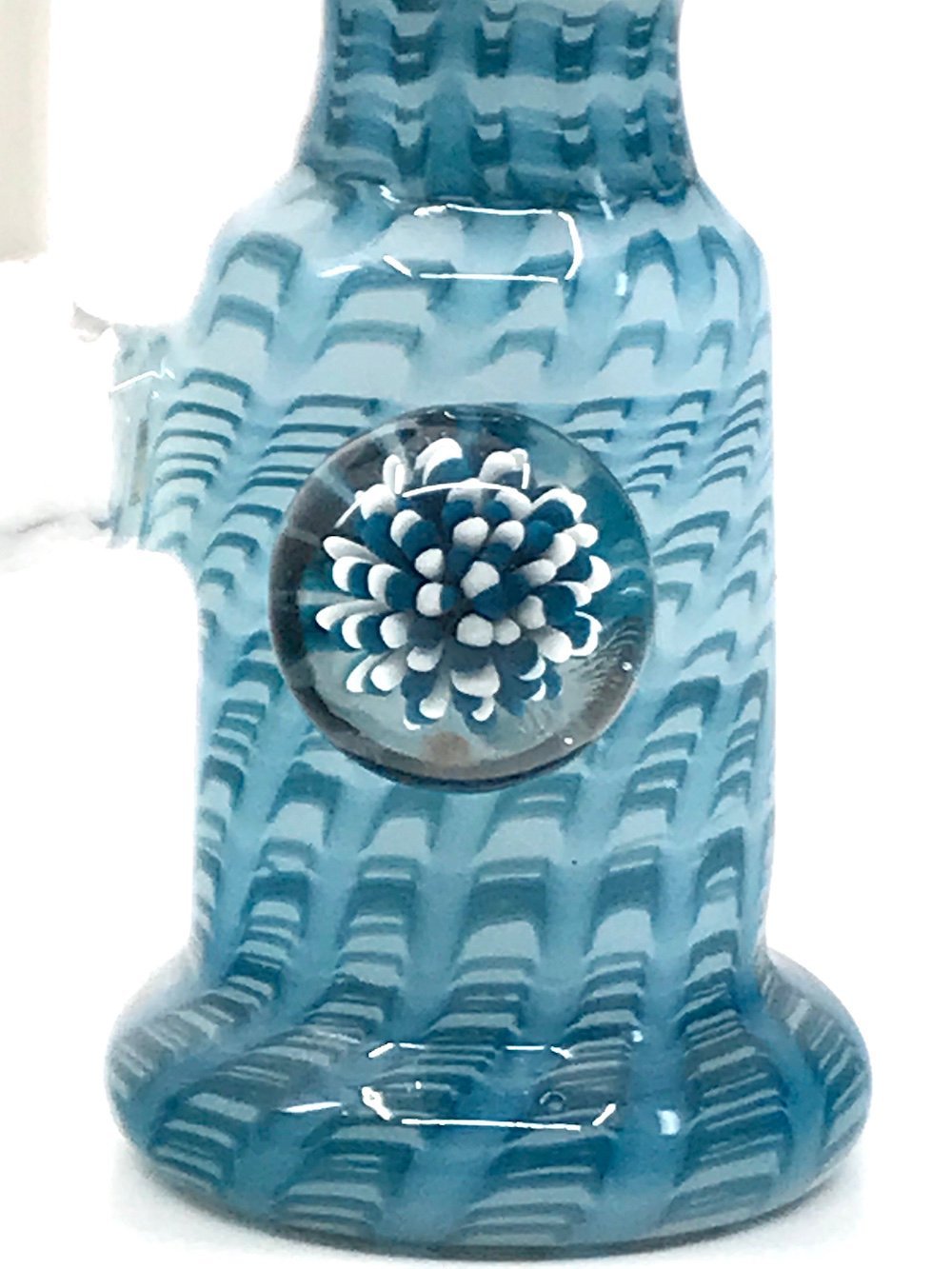 Wrap Rake Marble Bong Fat Buddha Glass