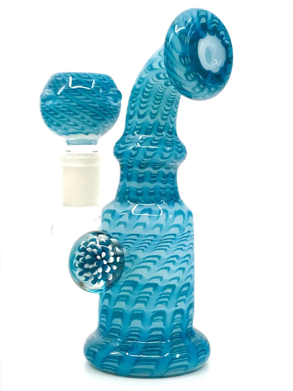 Wrap Rake Marble Bong Fat Buddha Glass