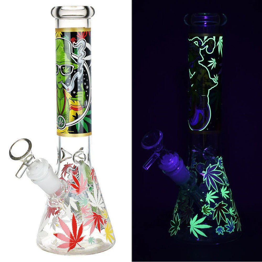 Fat Buddha Glass Bong Alien Beaker Bong