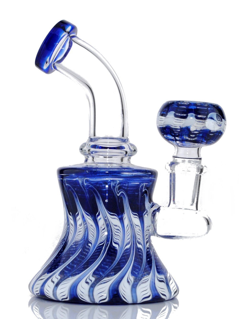 Wrap Rake Bong Fat Buddha Glass