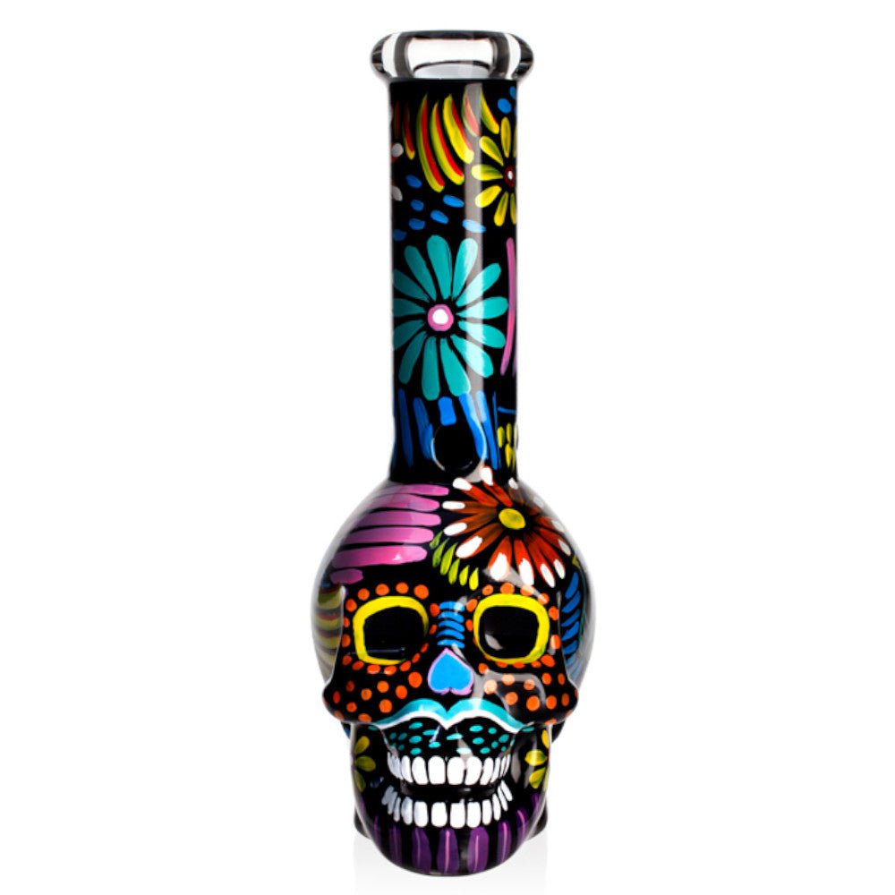 Fat Buddha Glass Bong Eternal Bloom Skull Bong