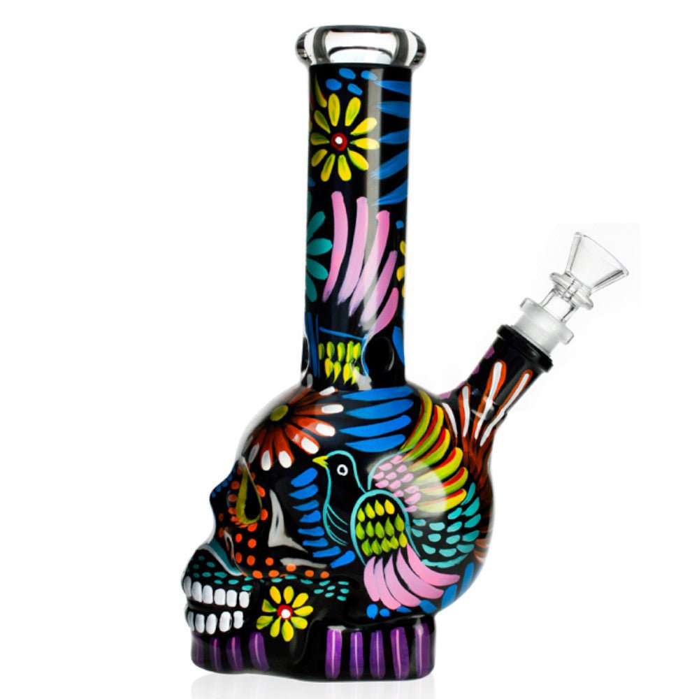 Fat Buddha Glass Bong Eternal Bloom Skull Bong