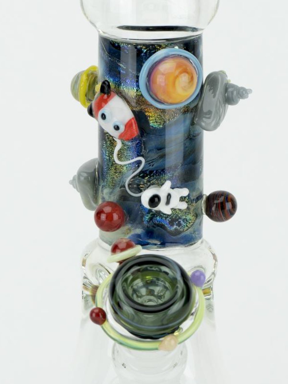 Galactic Beaker Bong Fat Buddha Glass