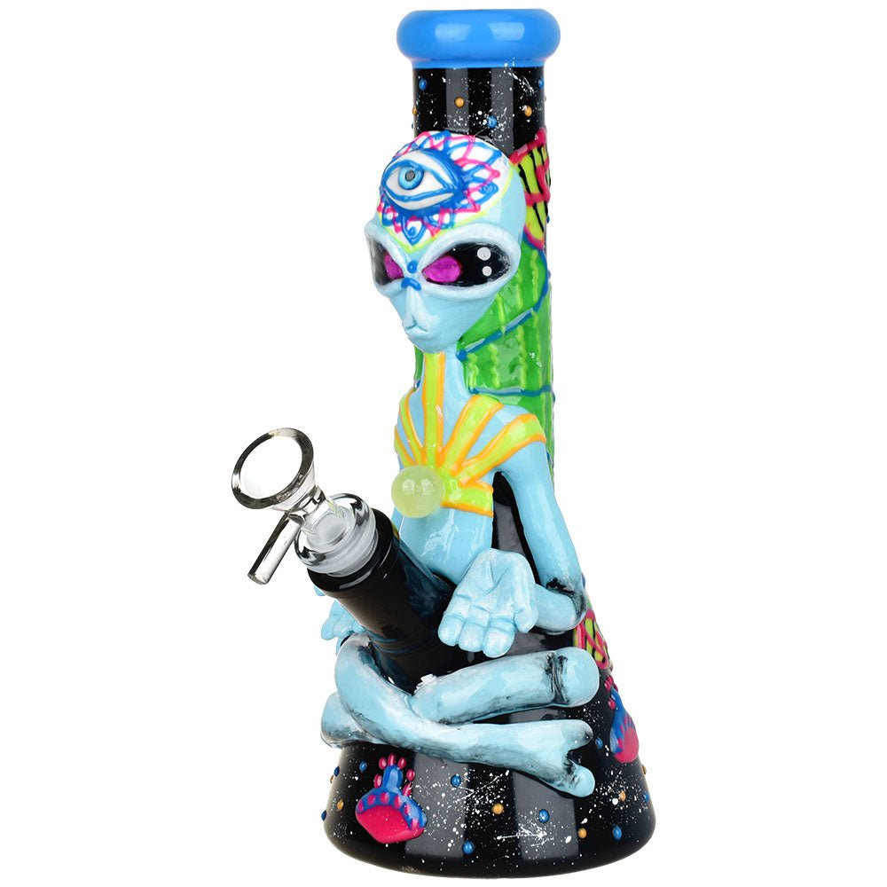 Pulsar Bong Glow in the Dark Alien Bong