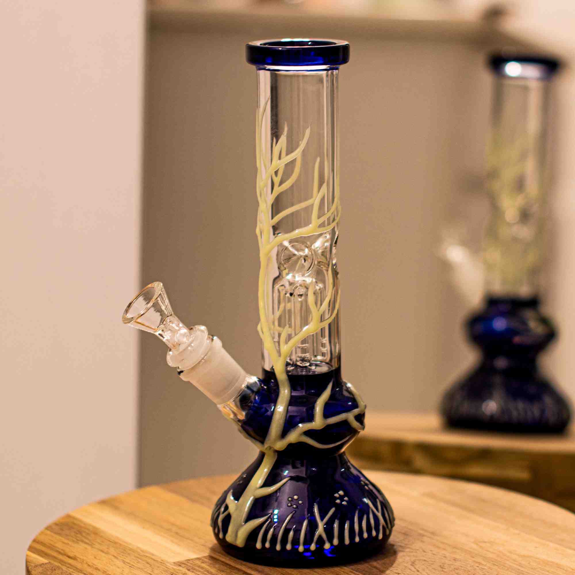 Fat Buddha Glass Bong Glow in the Dark Bong