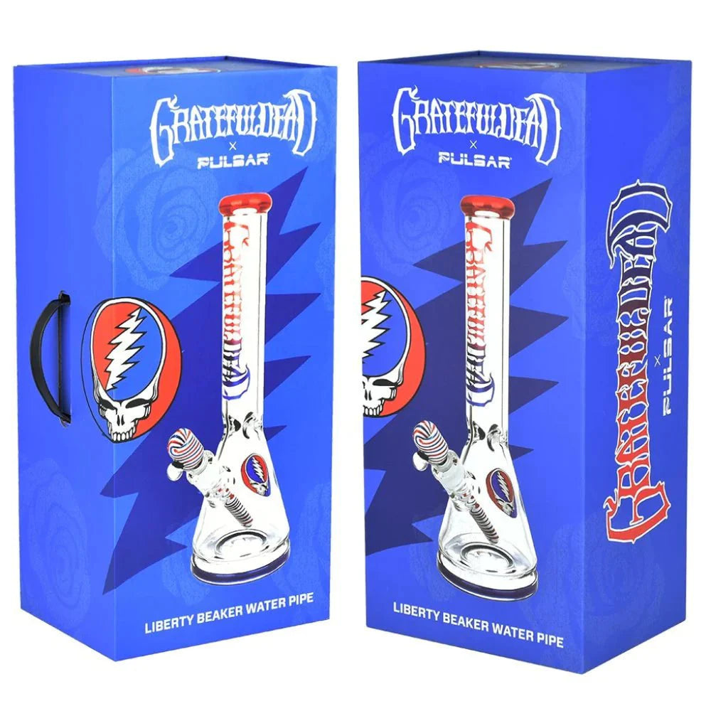Pulsar Bong Grateful Dead Liberty Beaker Bong