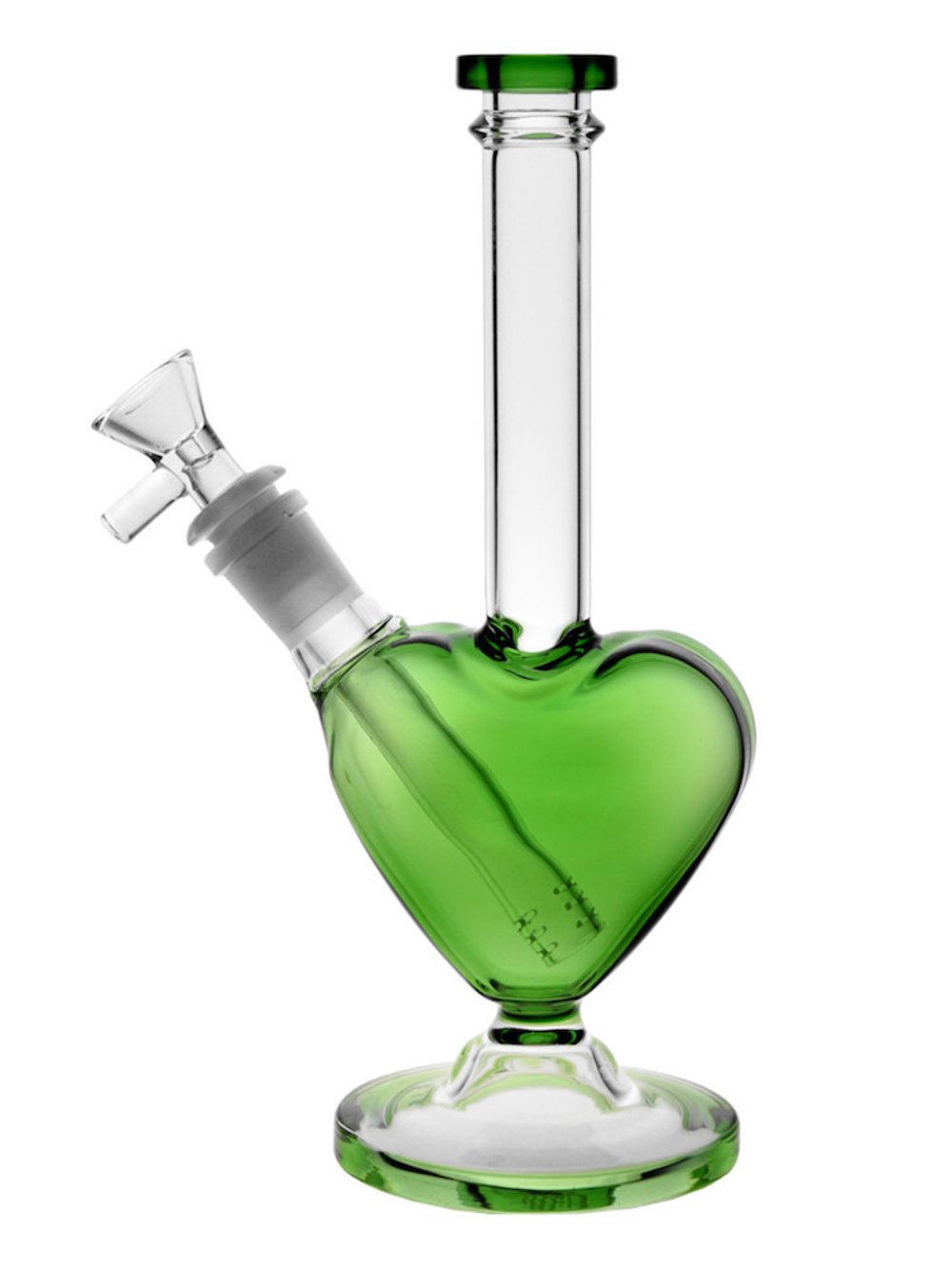 Colourful Heart Shaped Bongs Fat Buddha Glass