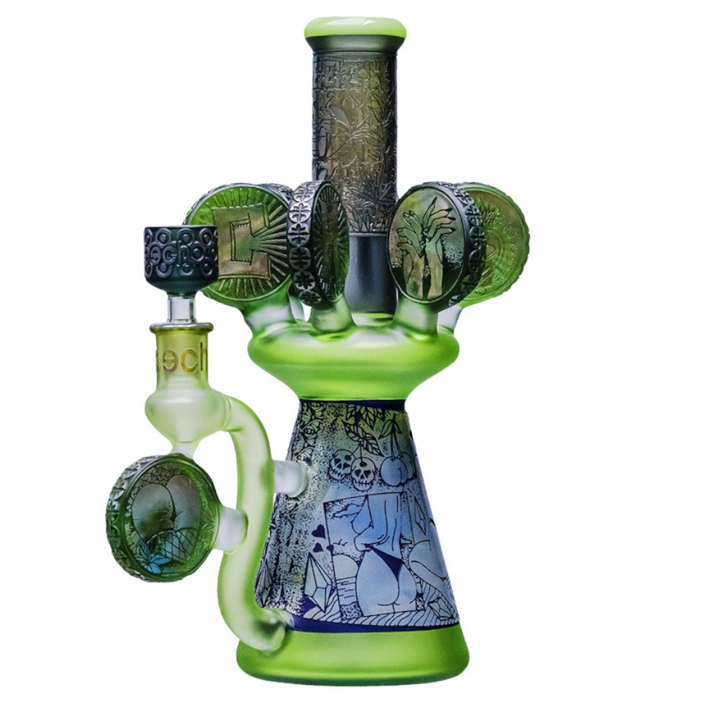 Cheech Glass Bong Green Ring Around the Glory Bong