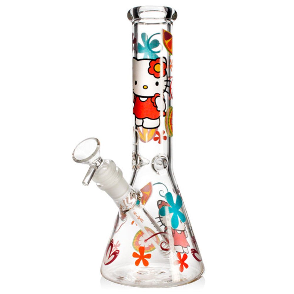 Fat Buddha Glass Bong Hello Kitty Beaker Bong