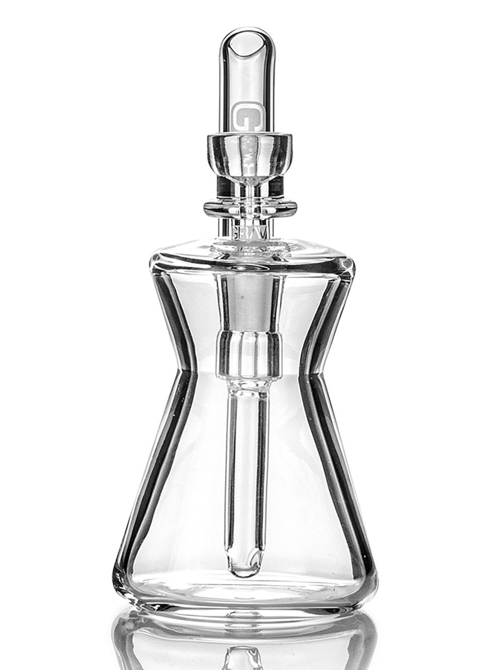 Hourglass Pocket Bubbler Fat Buddha Glass