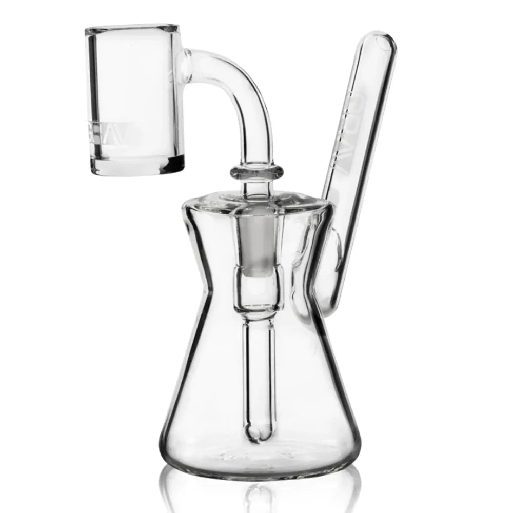 Grav Bong Hourglass Pocket Bubbler Rig