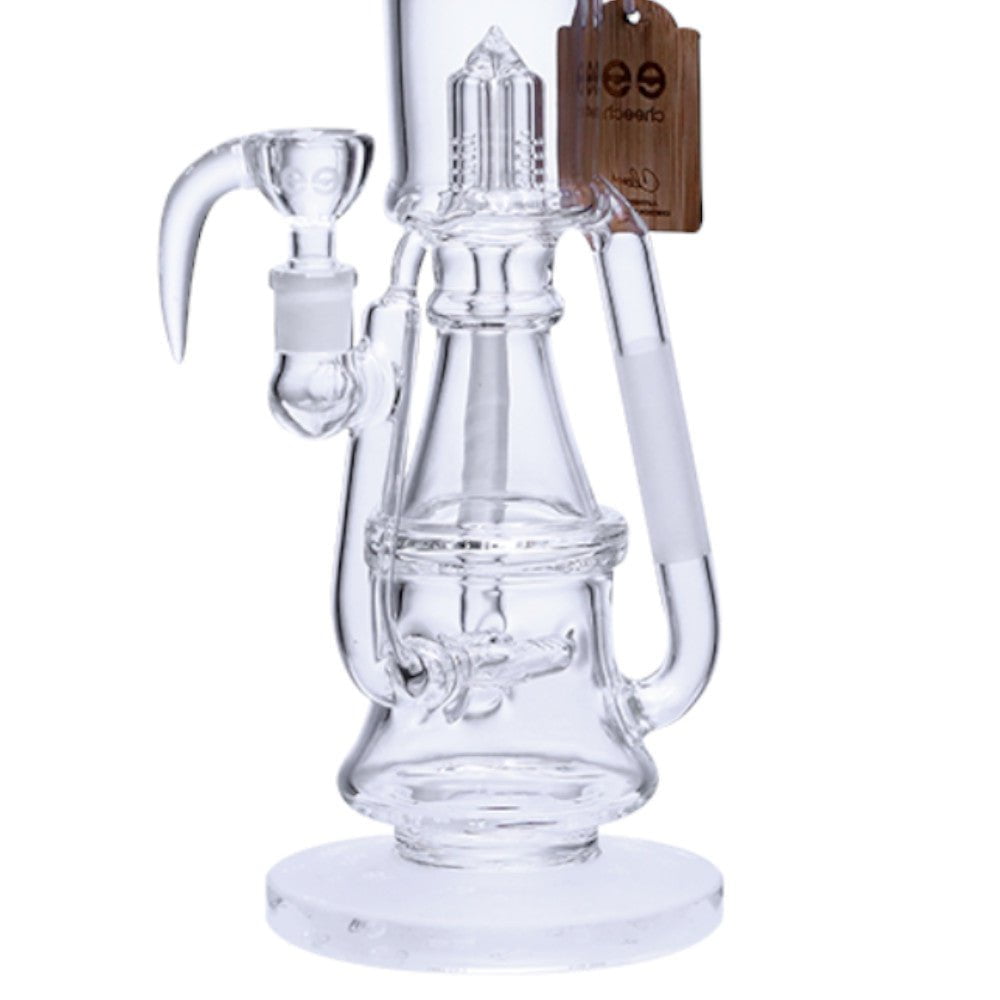 Cheech Glass Bong Inline Tree Recycler Bong
