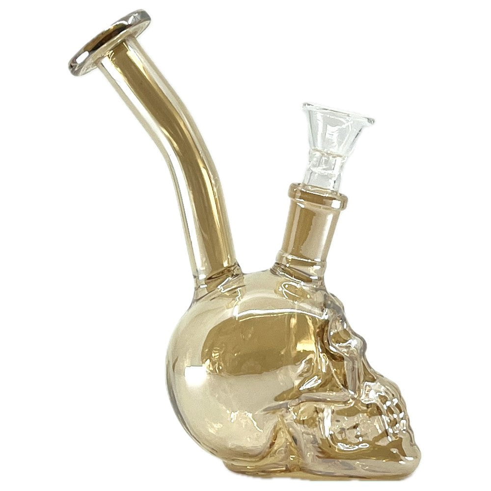 Fat Buddha Glass Bong Iridescent Skull Mini Bong