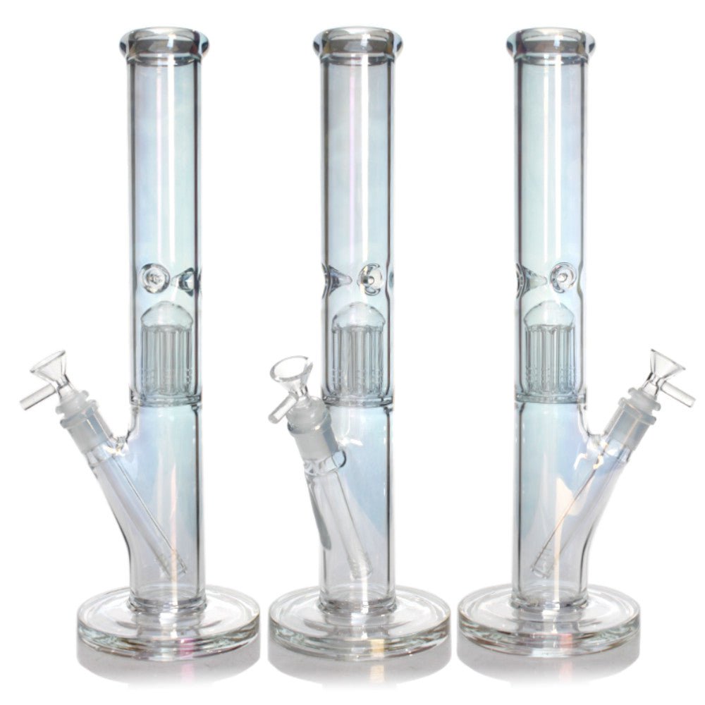 Fat Buddha Glass Bong Iridescent Tree Perc Bong