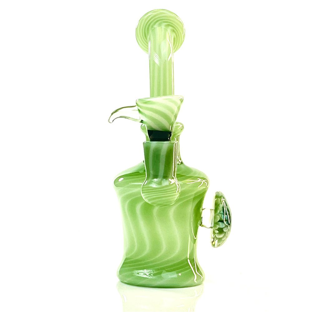 Fat Buddha Glass Bong Marble Wave Bong