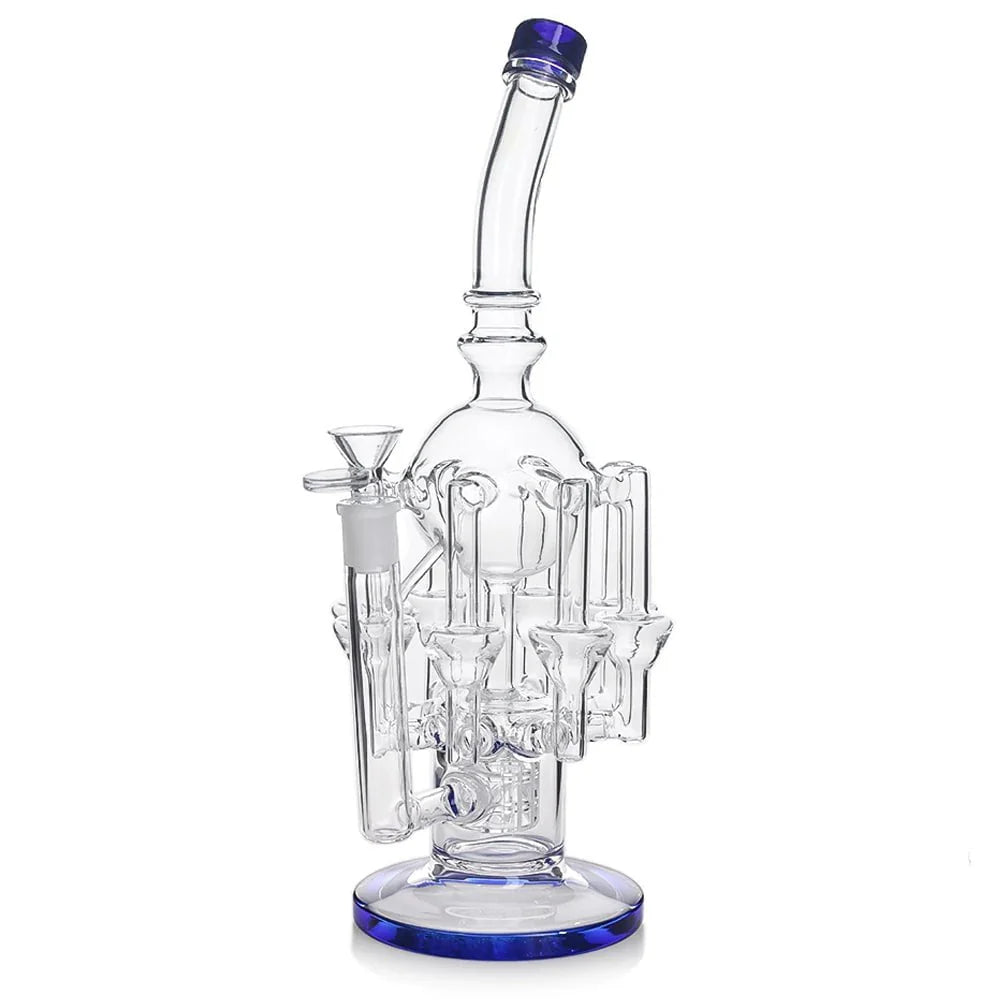 Fat Buddha Glass Bong Matrix Recycler Bong