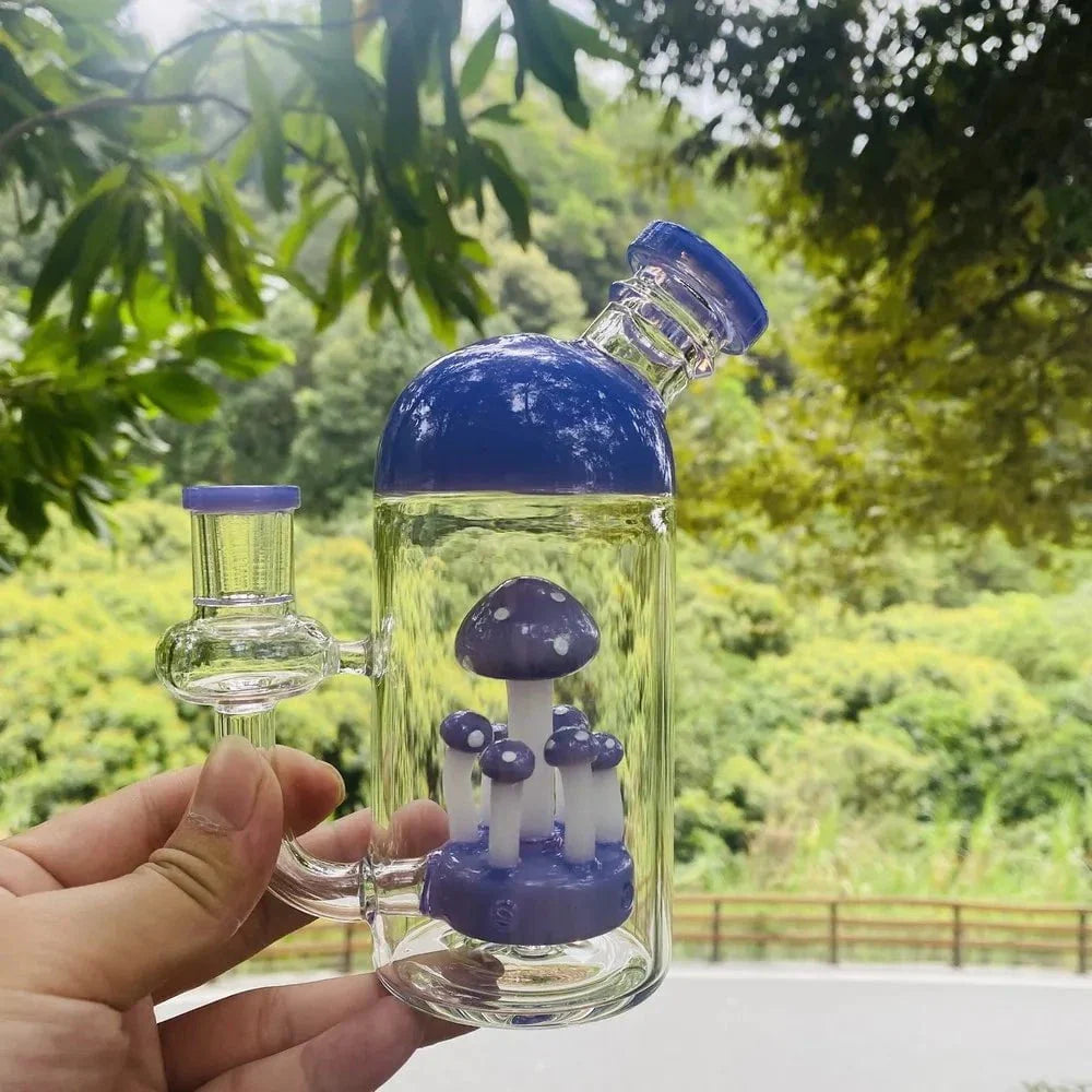 Fat Buddha Glass Bong Mini Mushroom Bong