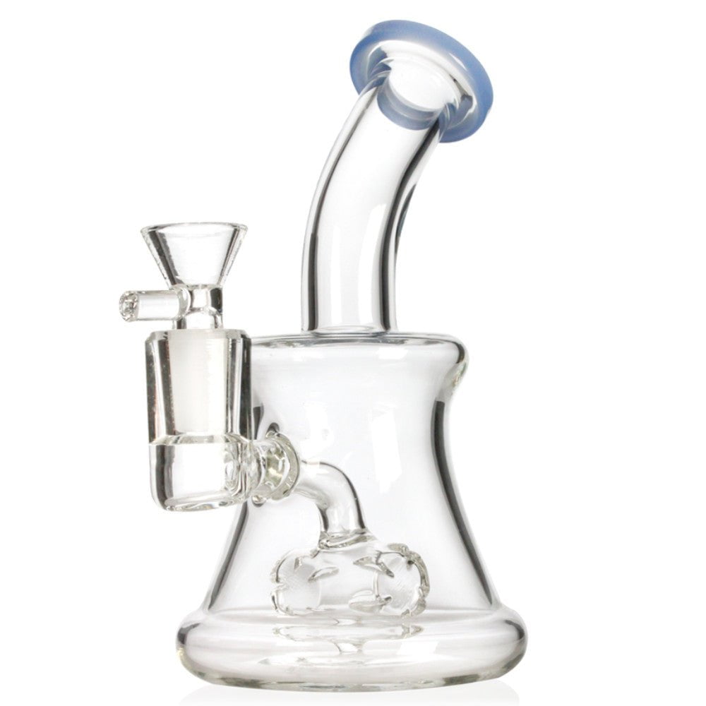 Fat Buddha Glass Bong Mini Showerhead Bong