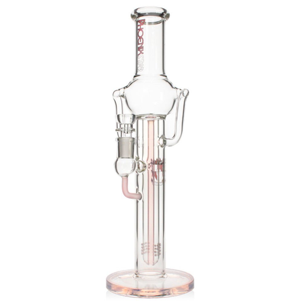 Phoenix Bong Pink Big Recycler Bong