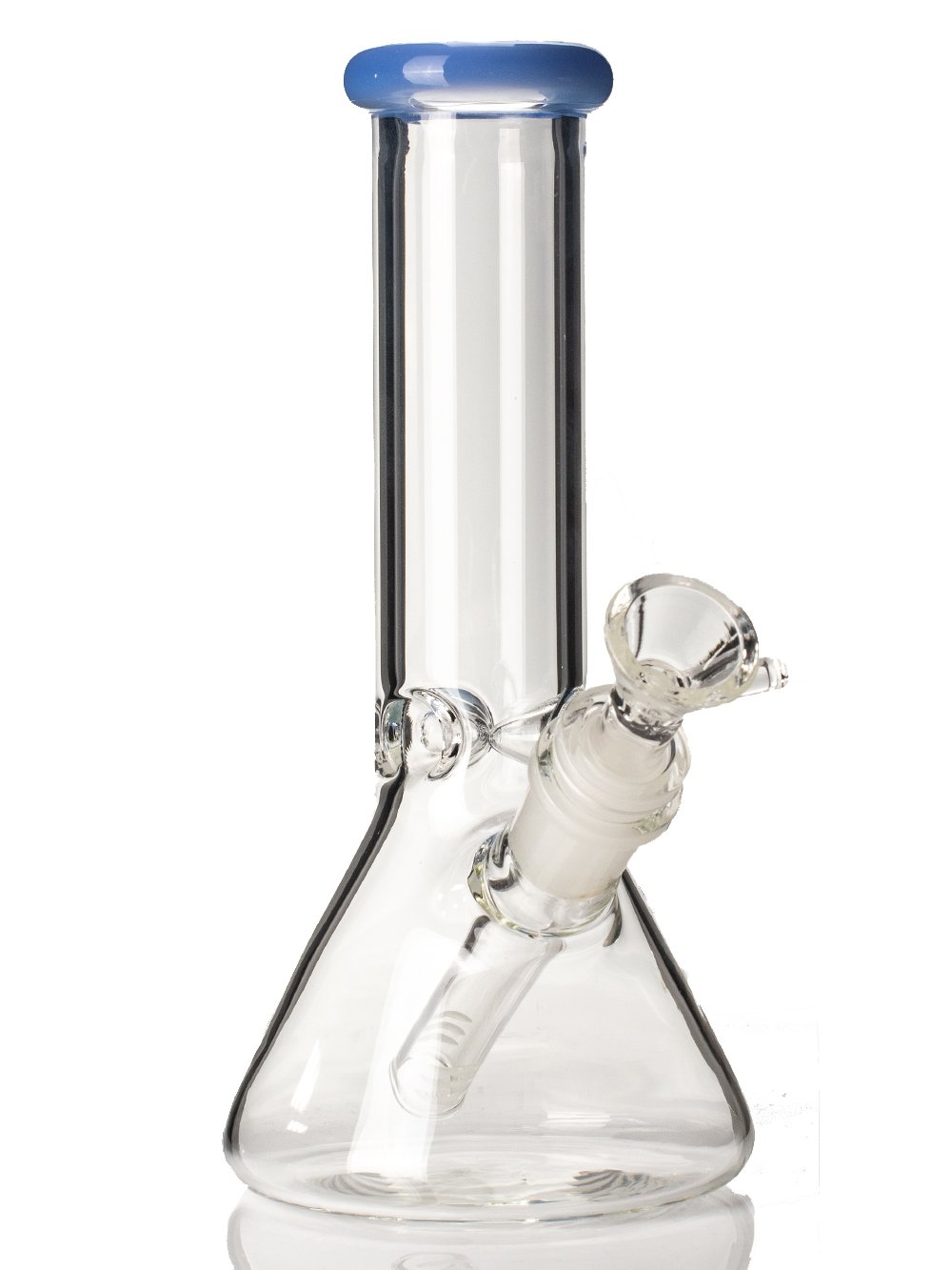Purple 8" Beaker Bong Fat Buddha Glass Bong