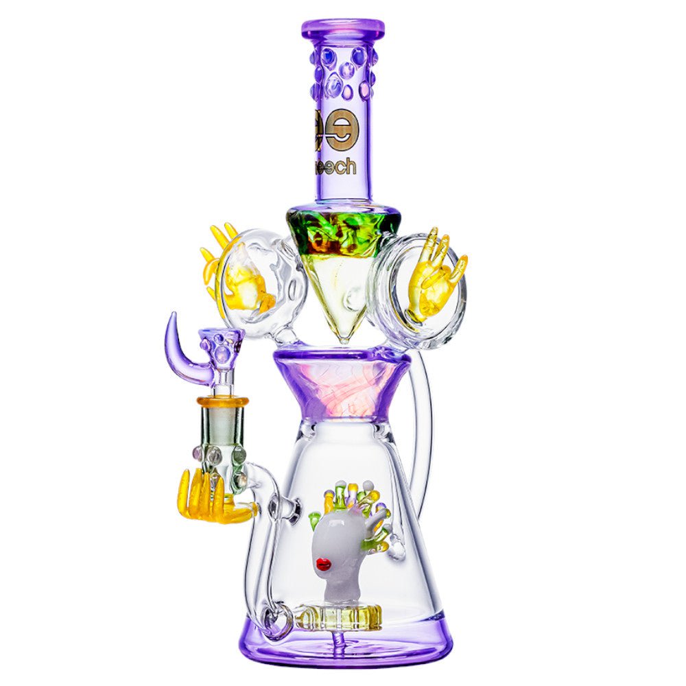 Cheech Glass Bong Purple Ride the Wave Bong