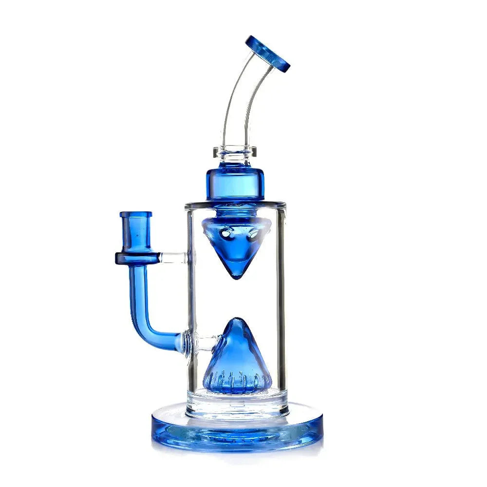 Fat Buddha Glass Bong Pyramid Perc Water Pipe