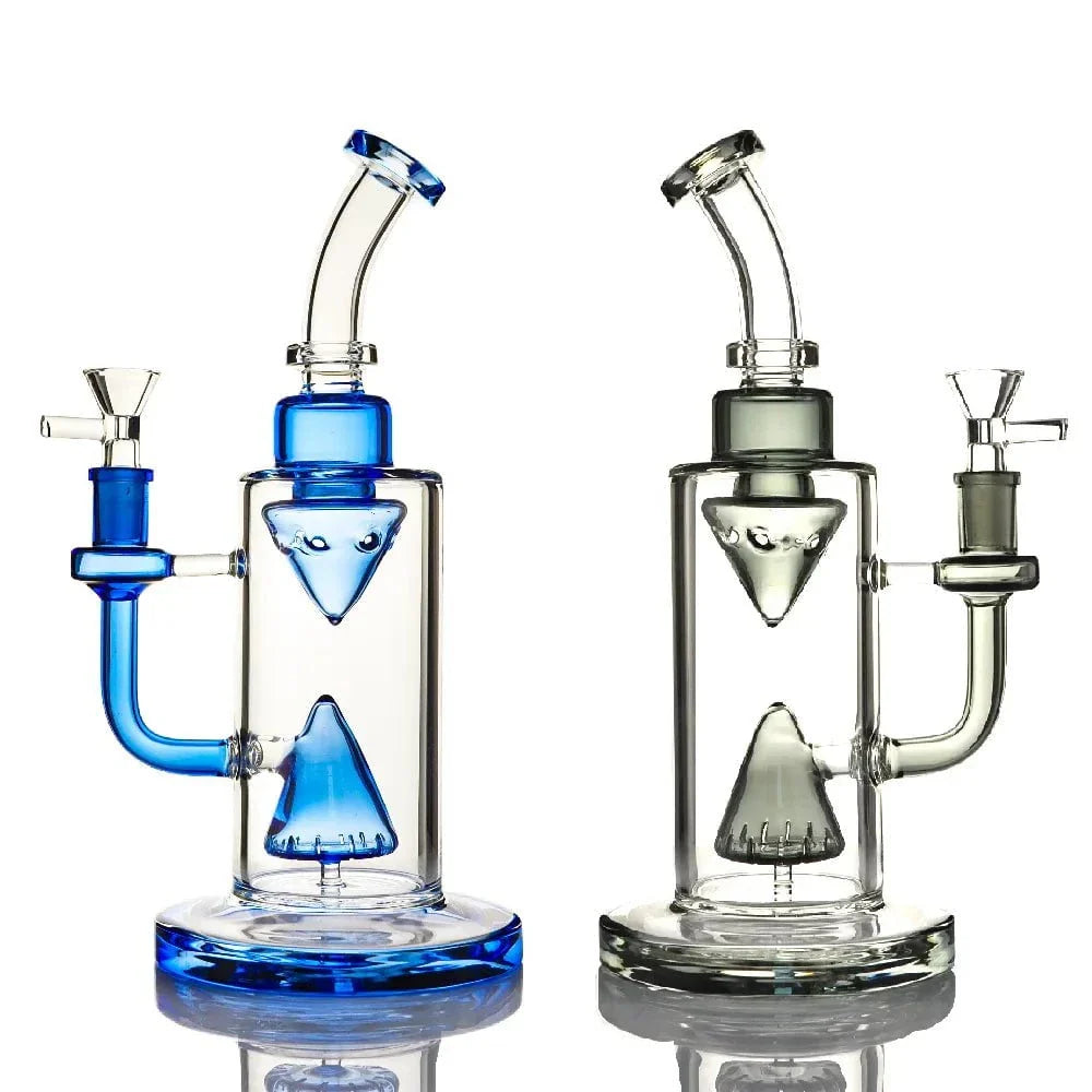 Fat Buddha Glass Bong Pyramid Perc Water Pipe