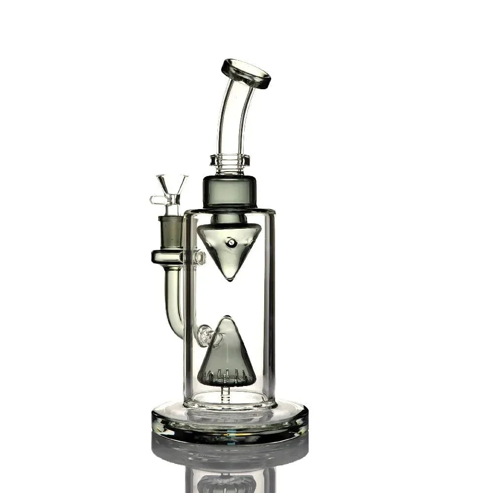 Fat Buddha Glass Bong Pyramid Perc Water Pipe