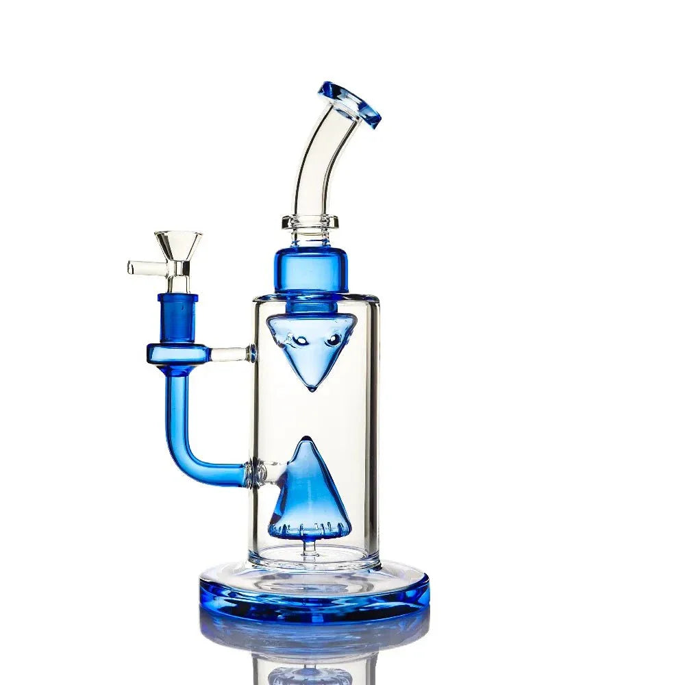 Fat Buddha Glass Bong Pyramid Perc Water Pipe