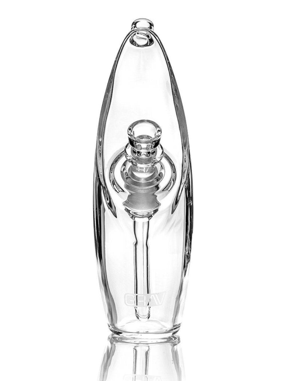 Rain Bubbler Grav Fat Buddha Glass