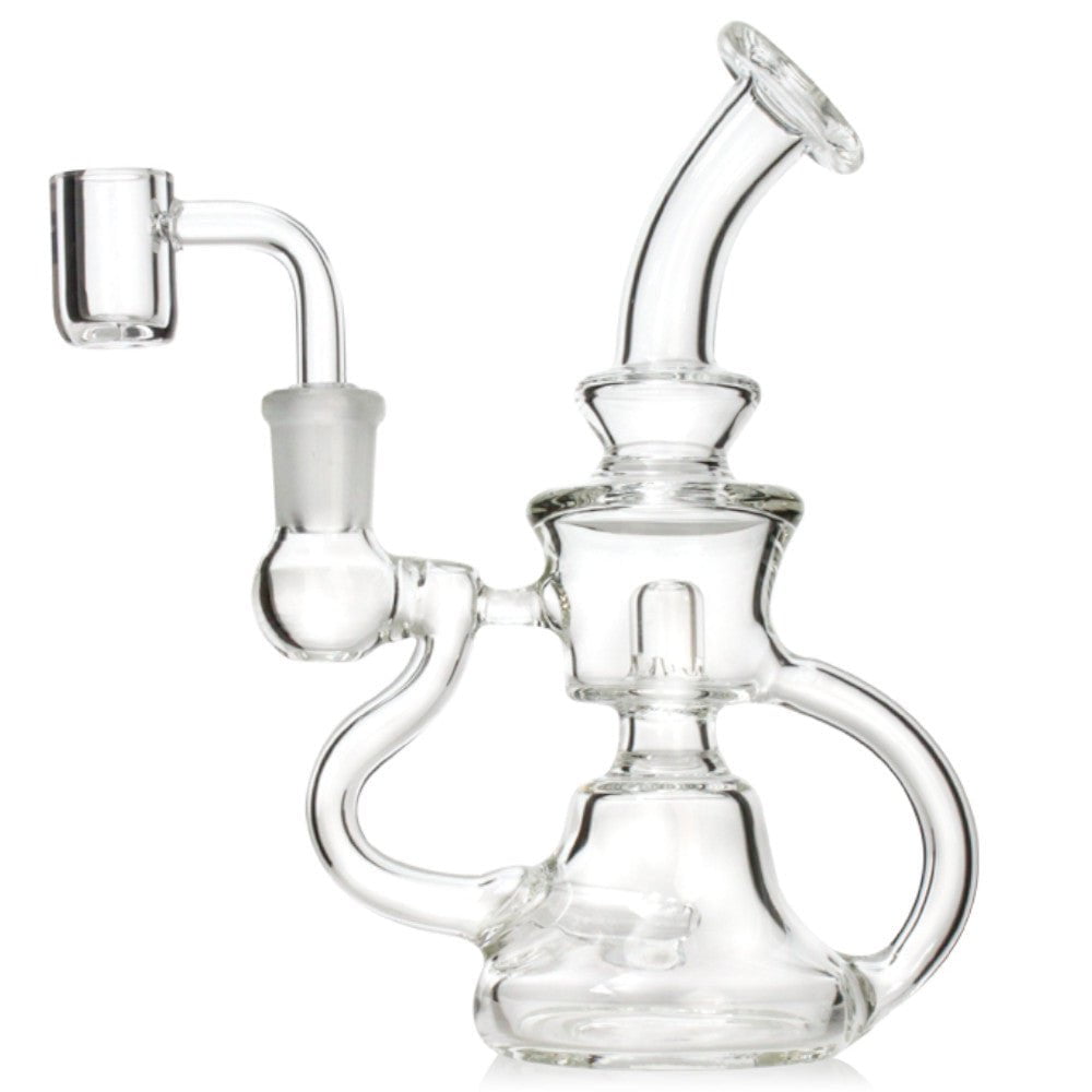 Fat Buddha Glass Bong Recycler Oil Rig