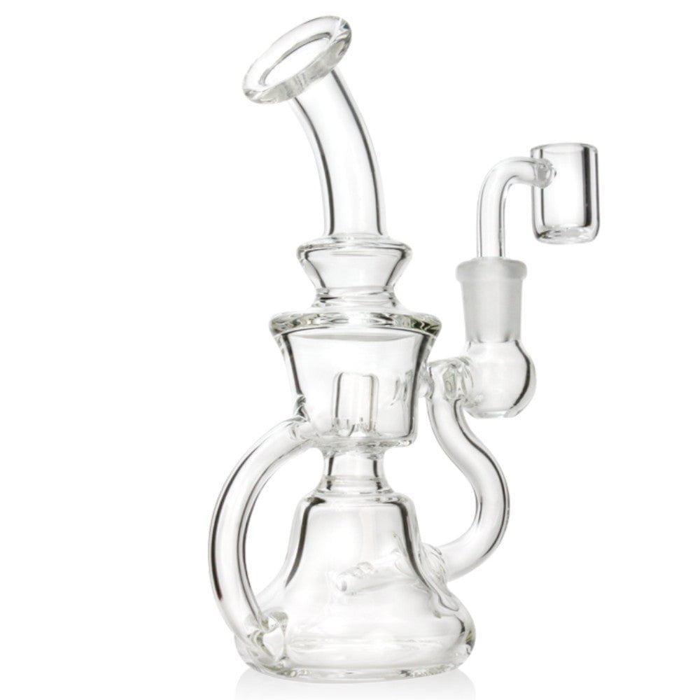 Fat Buddha Glass Bong Recycler Oil Rig