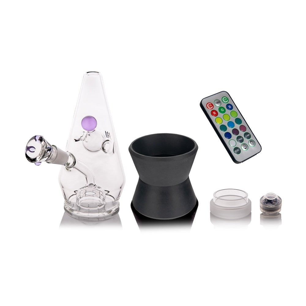 MJ Arsenal Bong Silenced Hippie LED Bong